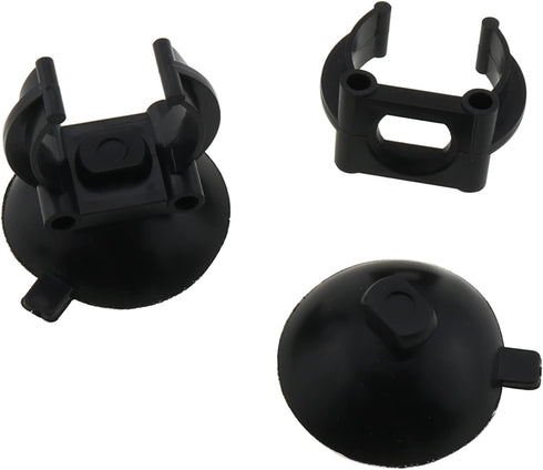 Sucker Clip 6pcs Black Plastic Replacement Fish Tank Aquarium Heater Suction Cups Clips