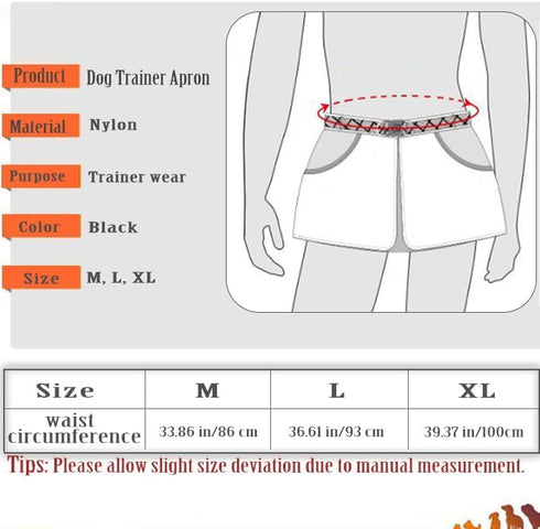Dog Trainer Vest for Men Women, Big Deep Pockets, D-Ring, Waist Treat Pouch for Holding Toys, Training Dummies