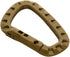 M-Tac Tactical 3.5" Plastic Carabiner - Multipurpose Hard Polymer Gear Clip for Outdoor Travelling, Camping (Pack of 5)