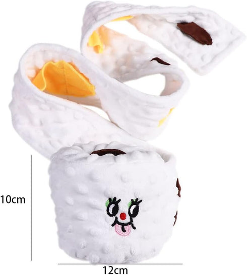1Set Simulation Toilet Paper Pet Toy,Toilet Paper Plush Toy Tissue Roll Design Interactive Puppy Toy Dog Chew Toys for Pet
