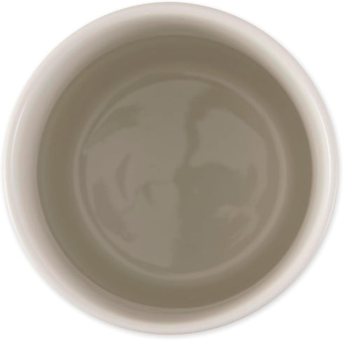Bone Dry Ceramic Pet Treat Canister - Dishwasher Safe, Countertop Storage for Dog & Cat Treats, 4x6.5