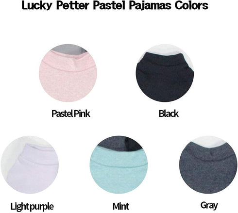 Basic Dog Pajamas, Durable and Elastic Dog Onesie Apparel Outfits for Doggie Jammies (Large, Purple)