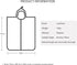 LumiSyne Changing Robe with Hood Zipped Style Quick Dry Microfiber Compact Changing Towel Towel Poncho Swim Surf Beach