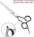 Chibuy Dog Grooming Scissors with Safety Round Tips, 4CR Stainless Steel for Dogs, Cats & Furry Animals