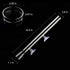 Clear Crystal Glass Shrimp Feeding Tube and Dish Tray for Fish Tank Aquarium Shrimp Feeding