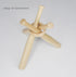 Wooden Baseball Display Stand Holder