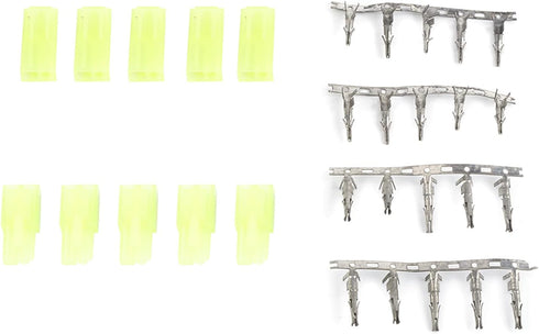 5 VINGVO Plug Unwired Connector, Mini Plug Male Female with Pairs for RC Planes