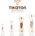 Tikaton Dog Chew Toys for Aggressive Chewers, Durable Beef Flavor Teething Bones for All Puppies