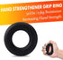 Grip Strength Trainer 7 Pack, Adjustable Finger Stretcher Resistance Bands, Hand Gripper Strength Ring & Stress Ball