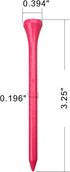 MYKUJA Bamboo Golf Tees, Professional Multiple Colors, 3-1/4, 2-3/4, 2-1/8 inch, Pack of 50/100
