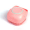 Dog Brush – Cat Brush – Shampoo Dispensing Scrubber – Soft Silicone Design for Grooming, Deshedding, Pink