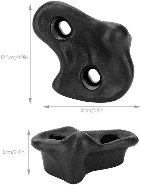 VGEBY 10Pcs Rock Climbing Holds - Plastic Kids Wall Rock Climbing Stones with Mounting Hardware Screws