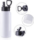 PYD Life 2 Pack Sublimation Blank Tumbler 32 OZ White Vacuum Flask with Straw and Handle