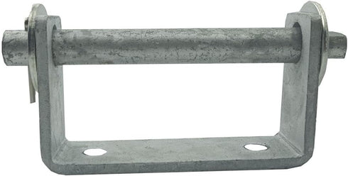 4" 2" -2-1/2" Boat Trailer Spool Stationary Keel Base Roller Bracket Assembly for Trailer Tongue Frame