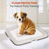 PAWISE Dog Training Pee Pad Holder Tray, Large Indoor Puppy Potty Floor Tray, 24''X24'
