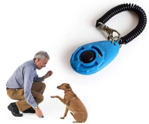 Ruconla- 4 Pack Dog Training Clicker with Wrist Strap - Pet Training Clicker Set