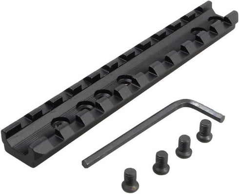 Low Profile Top Rail Picatinny/Weaver Scope Mount, 11 Slots for Marlin Lever Action with Wrench