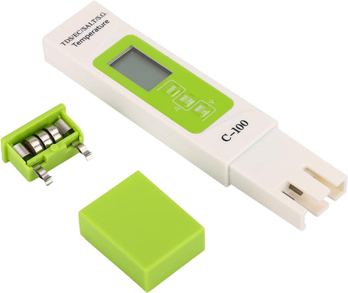 C-100 Multifunctional 5 in 1 Salinity TDS EC Seawater Test Pen Water