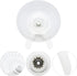 Hamster Wheel Hamster Flying Saucer Silent Exercise Wheel Running Wheel for Dwarf Hamsters Gerbil Mice Small Animals (White)