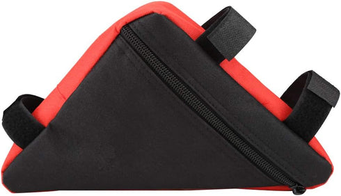 VBESTLIFE Bike Frame Bag, Quick Release Zipper Pocket Design Oxford Top Tube Triangle Tool Bag for Cycling