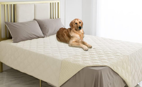 Ameritex Waterproof Dog Bed Cover, Anti-Slip Pet Blanket for Furniture, Couch, Sofa