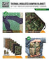 USGI Industries Military Woobie Blanket, Thermal Insulated Camping Blanket with Carry Bag