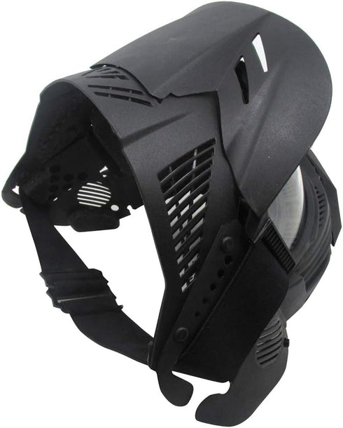 Tactical Mask for Airsoft, Full Face Gear with Goggles, Impact Resistant for BB Hunting, CS Game, Motocross Skiing