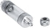 Aluminum Alloy in-line CO2 Bubble Counter with Check Valve for Aquarium Aquaculture Plant