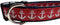 Nautical Dog Collar by Caninedesign, Quick Release Buckle, 1 inch Wide, Adjustable Nylon for Medium and Large Dogs (Red