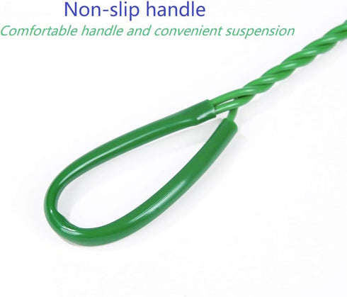 Aquarium Fishing Net, Fine Mesh Fish Tank Cleaning Tools with Plastic Handle Green 8 Inch