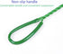 Aquarium Fishing Net, Fine Mesh Fish Tank Cleaning Tools with Plastic Handle Green 8 Inch