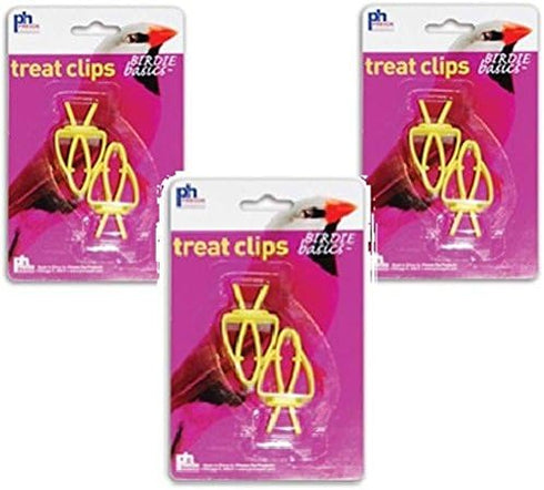 Prevue Pet Treat Clips, 6 Pack (3 Packages with 2 Clips Each)