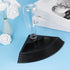 POPETPOP Triangle Reptile Water Feeder: Plastic Automatic Water Dish for Turtle Gecko Lizard, 7.66X7.07X9.82inch (Black)