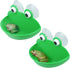 2 Pieces Frog Habitat with Dual Suction Cups, Cute Fish Tank for Small Aquatic Animals