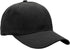 Plain Blank Black Caps with Adjustable Strap (12PCS), Medium Size