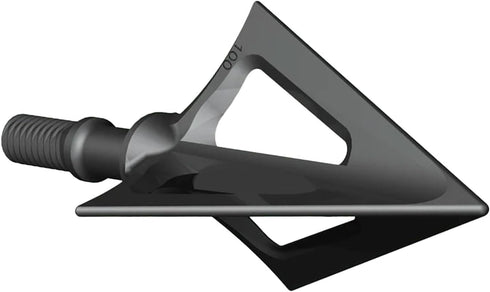 G5 Montec 1-Piece Construction Durable Fixed Blades Steel Screw-in Broadheads for Bow Arrows - Pack of 3