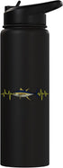 Fishing Tuna Heartbeat Apparel Fishing Tuna Heartbeat Fisherman Angler Fisher Saltwater Stainless Steel Insulated Water
