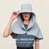 Women’s Wide Brim Sun Hat for Hiking Fishing with Large Neck Flap UPF 50+ Sun Protection Hat SLH3M079