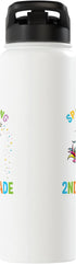 Sparkling Into 2nd Grade Back To School 2nd Insulated Water Bottle for Grade Adventures