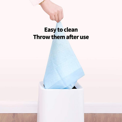 Chinchilla, (50pcs-18 x13, Amakunft Rabbit Pee Pads, Pet Toilet/ Potty Training Pads, Super Absorbent Guinea Pig