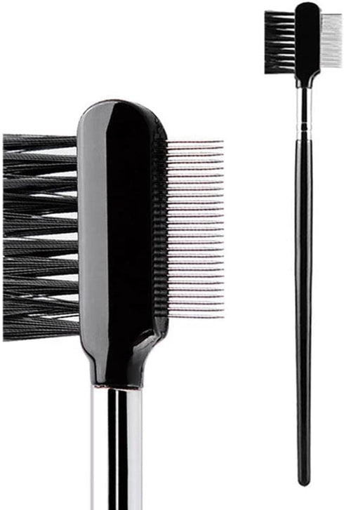 Black Dog Combs Head Brush, Cleaning Tear Stain Remover for Small Cats and Dogs, Double-Sided Comb