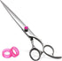 Straight Dog Grooming Scissors 7.0'', Professional Shears for Pet Cat Japan 440C, Super Sharp for Small Dogs