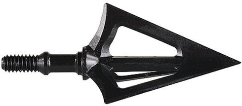 G5 Montec 1-Piece Construction Durable Fixed Blades Steel Screw-in Broadheads for Bow Arrows - Pack of 3