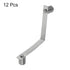 HARFINGTON 12pcs Double Button Kayak Paddle Snap Spring Clip, 50x13mm V-Shaped Solid Lift Telescopic Locking Tube Clips