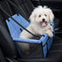 Lyricalife Pet Car Seat, Sturdy Reinforced Structure, Shortened Leash with Metal Snap Hook, Loops for Seat Belt