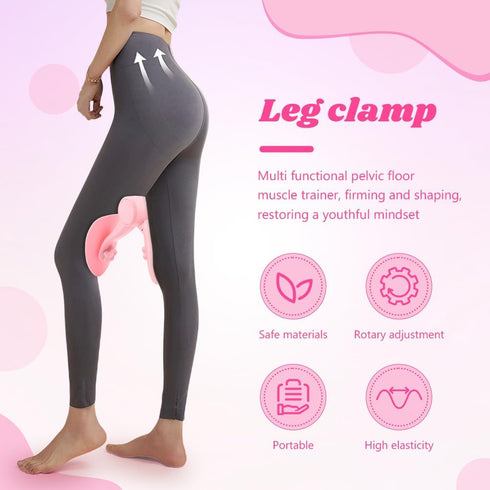 Ranjaner Thigh Exerciser for Women, Enhanced Resistance Hip and Pelvis Trainer, Under Desk Exerciser and Kegel Exercise