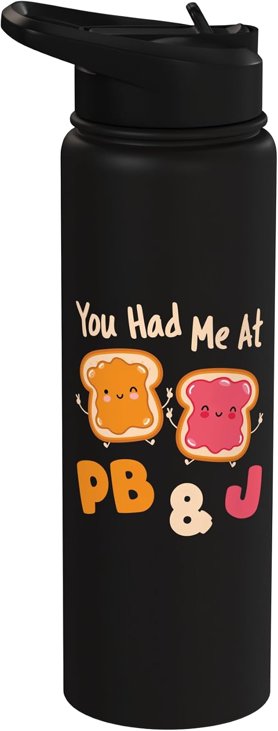 Love Peanut Butter and Jelly Sandwiches You Had Me at PB&J Cute Peanut Butter Jelly Sandwich Kawaii Stainless