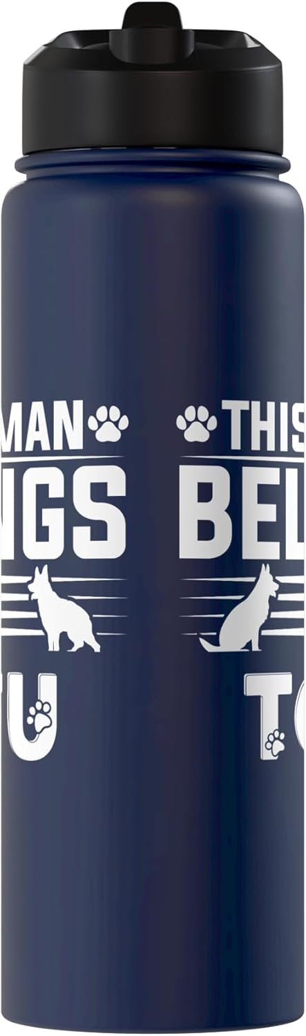Tofu Dog Name GIfts Dog Name Tofu Gift Belongs To Pet Dog Tofu Stainless Steel Insulated Water Bottle
