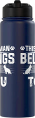 Tofu Dog Name GIfts Dog Name Tofu Gift Belongs To Pet Dog Tofu Stainless Steel Insulated Water Bottle