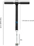 Luwint Wrist Roller Forearm Blaster - Anti-Slip Broad Band Arm Strength Exerciser, Home Gym Accessories